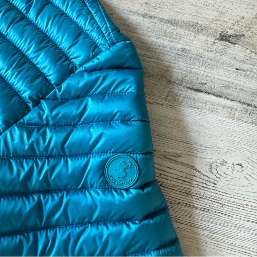 NWT Save The Duck Carina Puffer Jacket Lightweight Spring Puffer Quilted Zip Lg - Picture 5 of 15